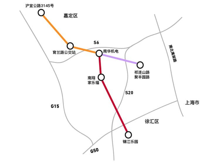 南华电机班车线路图